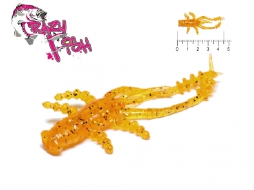 Силикон Crazy Fish Crayfish 4.5см 09 Caramel-кальмар